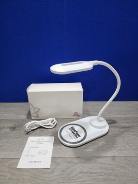 Starline White 10 watt Wireless Phone Charger LED Lamp EL192 w\ Union Power Logo